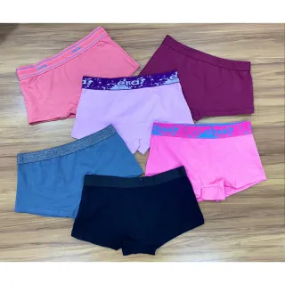 Cueca Feminina Algodão Kit 06 Adulto - Cores Sortidas - GG