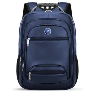 Mochila Grande de Couro Preta Reforçada - Marron