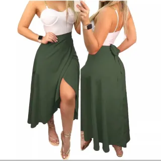 Saia transpassada envelope: moda praia - Zebra