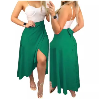 Saia transpassada envelope: moda praia - Zebra