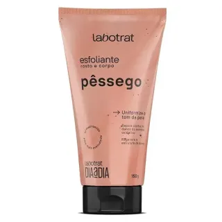 Kit Dia a Dia de Pêssego - Labotrat (Esfoliante, Hidratante, Sabonete Líquido e Sais) - Esfoliante 300g