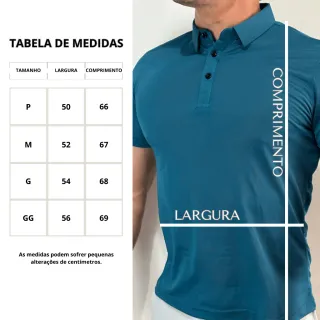 Camisa Dry Masculina Gola Polo - Várias Cores - Azul Marinho
