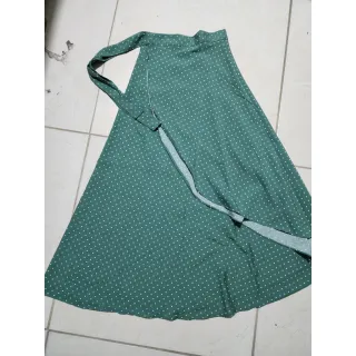 Amarração Estampa Floral Saia Longa Envelope Feminina Fenda - estampa 16