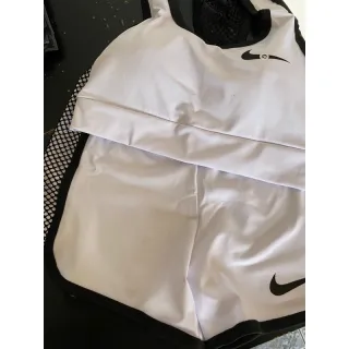 Moda Academia Conjunto Fitness Feminino Top e Shorts - Azul Preto