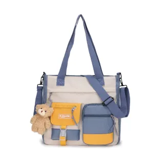 Bolsa Coreana/Japonesa Transversal com Ursinho + Ombro (8807/8808/8809/8810) - Rosa 🌸 (8809)