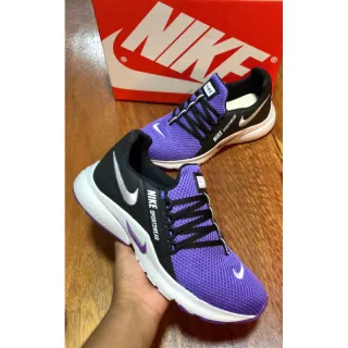 Esportivo Feminino Confortável Tênis para Academia Caminhada - Lilás/pto