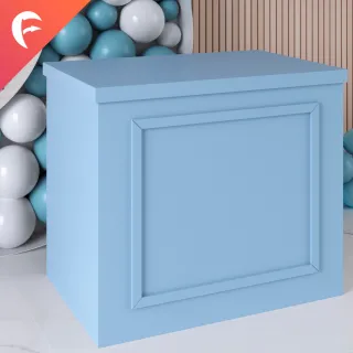 Grande Mesa Decorativa Boiserie Fake Festa 90X60X80 - Único