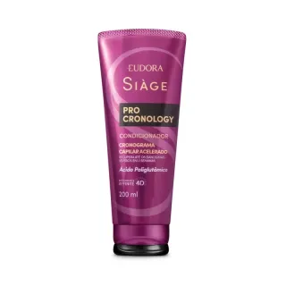 Lançamento Kit Eudora Siàge Pro Cronology: Condicionador 200ml + Shampoo 250ml - Único