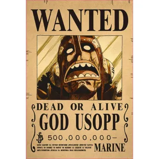 Decoração para parede Premium Wanted One Piece - Autocolante Kit ou Unitário - Franky