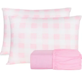 Lençol King Size - Jogo completo com qualidade e conforto - Malha Gel Lilas Floral