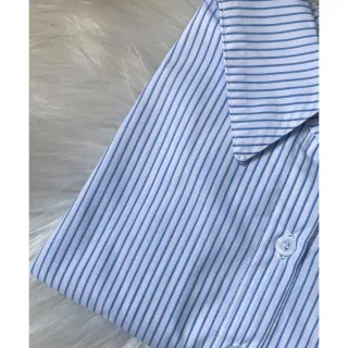 Camisa Social Feminina Cruzada Cropped - Branco