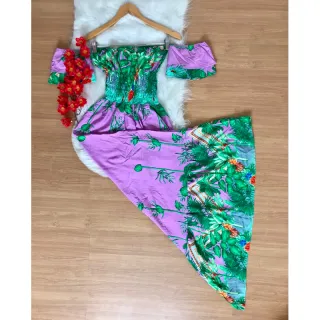 Longo Vestido - Compre online na Raryel - Estampa 02