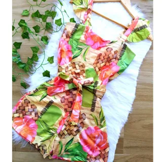 Macaquinho Estampado Verão Tamanho Único - 4