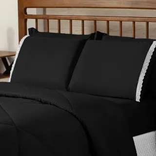 Edredom Dupla Face para Cama de Queen - Frio Inverno - Branco