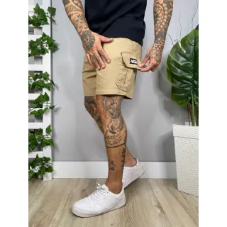 Bermuda Masculina Cargo de Sarja Curta