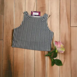 Regata Cropped Feminina Estampada e Lisa - Alça Larga em Suplex - Laranja