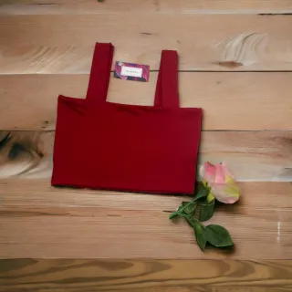 Suplex feminino sem bojo: cropped casual com alça grossa em várias cores lisas e estampadas - Verde Bandeira