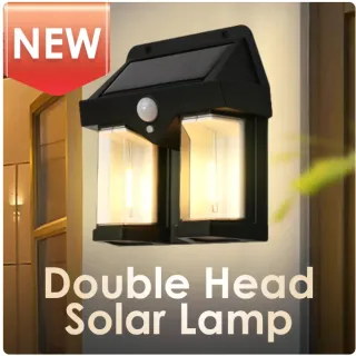 Decoração de Pátio: Lâmpada LED Solar Impermeável com Sensor de Presença - CL-228 (2pçs)