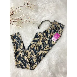 Legging com cordinha P e M - Estampas Variadas - Rosa neon símbolo