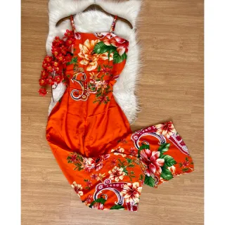 Coleção Verão Macacão Viscose - Estampa 09