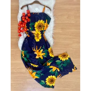 Coleção Verão Macacão Viscose - Estampa 09