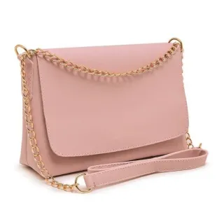Bolsa pequena feminina de ombro transversal tiracolo - Caramelo