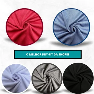 Camisetas Lisa Refletiva Dry Fit - Kit 4 Peças Academia Treino - KIT A