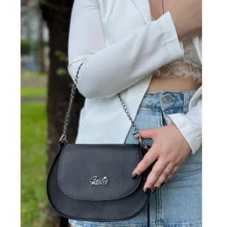 Bom custo benefício! Bolsa Feminina Pequena Transversal - BOLSINHA PRETO