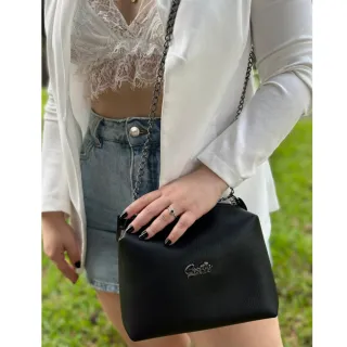 Bom custo benefício! Bolsa Feminina Pequena Transversal - BOLSINHA PRETO