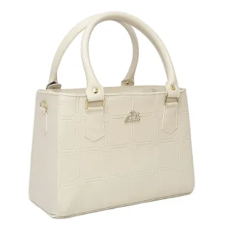 Bolsa Transversal Média Feminina Lorena - Envio Imediato - Marfim