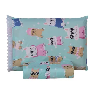 Lençol Estampado Infantil Solteiro - Jogo de 2 peças - Estampa - 01