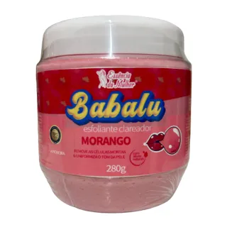 Essência da Mulher - Esfoliante Clareador Babalu MORANGO Cherinho de Chiclete 280g - Único