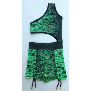 Cordinhas Frontais Macaquinho Suplex Feminino Fitness Academia - Preto