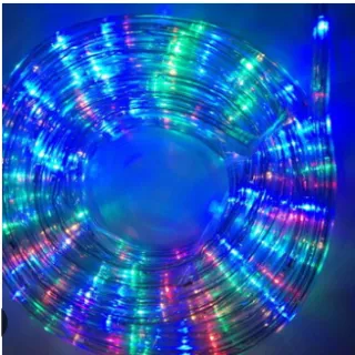 Iluminação Natal Luzes Led Rolo Tubo Mangueira Pisca Pisca 10m 110V - Colorido