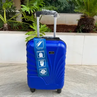 Mala de Bordo para Viagem com Rodinhas 360 Graus, Material em ABS Resistente e Cadeados Embutidos - N verde 17