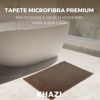 Tapete Antiderrapante Bolinha Microfibra Macarrão Luxo Várias Cores 40x60 - Vermelho Rubi