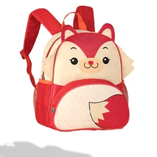 Pequena mochila infantil para passeio ou creche, pet menino menina - Zebra