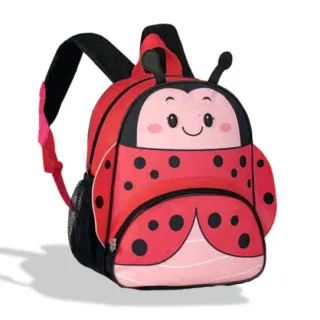 Pequena mochila infantil para passeio ou creche, pet menino menina - Zebra