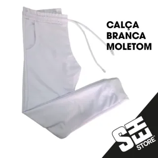 Masculina Calça Moletom - Preto