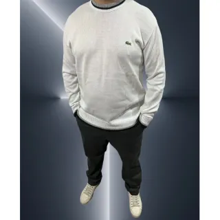 Blusa de frio masculina suéter - CINZA/Liso10