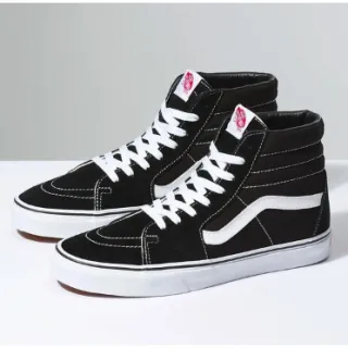 Botinha Unissex Vans Old Skool Cano Alto - A Pronta Entrega - Preto/Branco Vans bota