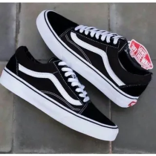 Botinha Unissex Vans Old Skool Cano Alto - A Pronta Entrega - Preto/Branco Vans bota