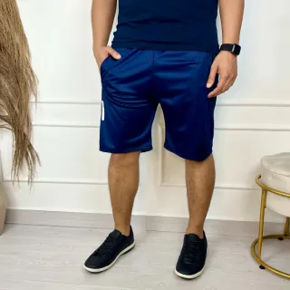 Calça Casual Refletiva Skinny Jogger Dry Fit - Academia e Treino - *Bermuda - Azul Marinho