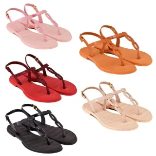 Unidade Rasteirinha Corrente Sandália - Bordô