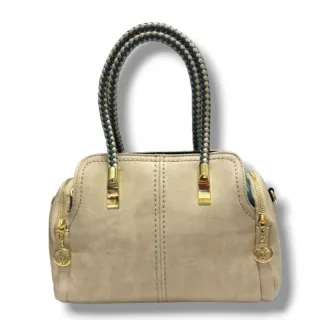 Bolsa Grande Transversal Feminina Boston - Ajustável e com Bolso Anti Roubo - CAFE