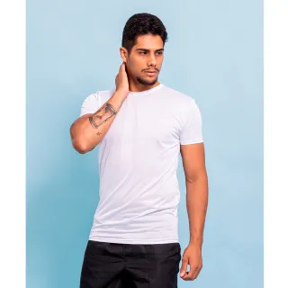 Promoção Camiseta Masculina Dry Fit para Treino na Academia - Moda Fitness - Cinza Escuro