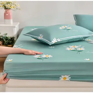 Estampas Florais e Geométricas - Lencol Casal Padrão Avulso com Elástico - Único