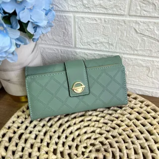 Porta cartão grande para carteira feminina - caqui2177