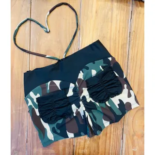 Bolsos Fitness Feminino Empina Bumbum Curto - Salmão