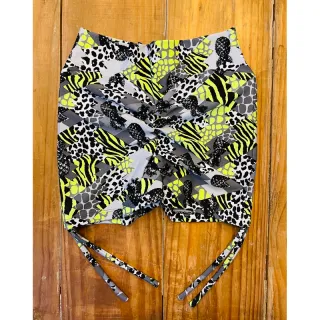 Amarração Empina Bumbum Fitness Feminino Curto - Onça 4